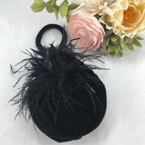 Black Velvet Evening Bag/Wristlet